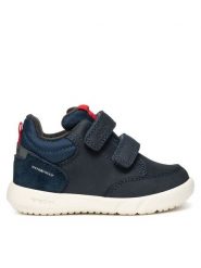 Geox Sneakersy B Hyroo Boy Wpf B365EA 032FU C0735 M Granatowy. Niebieskie buty sportowe chłopięce Geox, z nubiku, bez zapięcia. Za 299.99 zł.