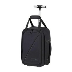 Plecak American Tourister Take2Cabin Wheels S. Czarne plecaki damskie AMERICAN TOURISTER, bez wzorów, sportowe. Za 319.99 zł.