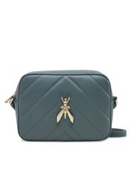 Patrizia Pepe Torebka CB0023/L004-G600 Zielony. Zielone listonoszki damskie Patrizia Pepe, bez wzorów, ze skóry, bez dodatków. Za 629.99 zł.