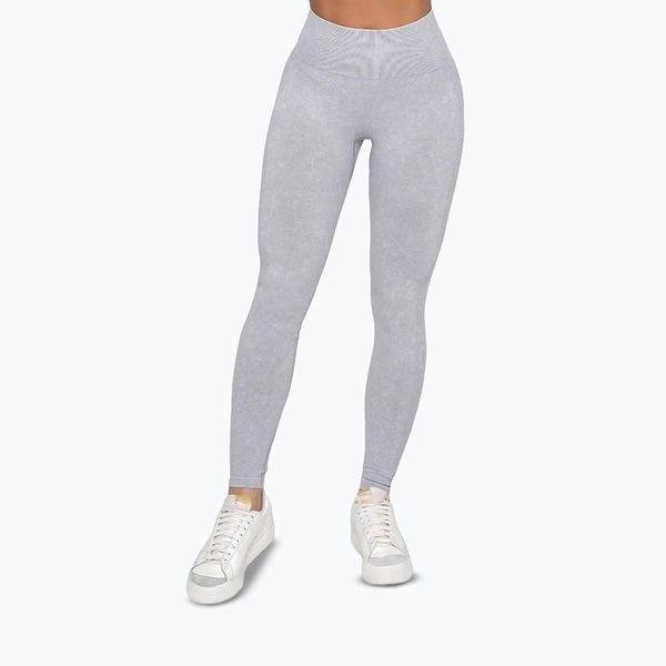 Legginsy Carpatree Dopamine Buzz Seamless. Szare legginsy damskie GYMBEAM, bez wzorów. Za 89.99 zł.