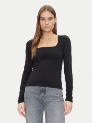 Gap Bluzka 637795-00 Czarny Regular Fit. Czarne bluzki damskie GAP, xs, bez wzorów, z bawełny, bez ramiączek. Za 129.99 zł.