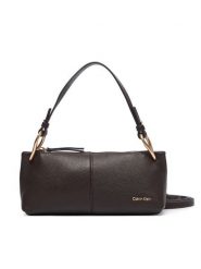 Calvin Klein Torebka Slouchy Leather Small Conv Bag LV04F3659G Brązowy. Brązowe torebki klasyczne damskie CALVIN KLEIN, bez wzorów, ze skóry, bez dodatków. Za 749.99 zł.