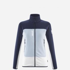 Bluza damska polarowa MILLET W Fusion Grid Jkt szary. Białe bluzy bez kaptura damskie Millet, xs, z polaru. Za 679.00 zł.