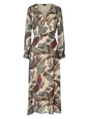 More & More Sukienka w kolorze beżowo-zielonym rozmiar: 40. Brązowe sukienki damskie MORE & MORE, bez wzorów, z wiskozy, bez kołnierzyka, bez ramiączek, maxi. Za 148.61 zł.