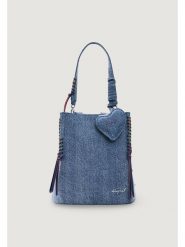 Desigual Plecak 26SAKD08 Niebieski. Niebieskie plecaki damskie Desigual, bez wzorów, z materiału. Za 489.99 zł.