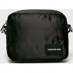 Calvin Klein Jeans - Torebka. Szare torebki klasyczne damskie Calvin Klein Jeans, bez wzorów, z jeansu, małe, bez dodatków. W wyprzedaży za 179.90 zł.