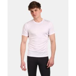 Męska koszulka funkcjonalna Kilpi DIMA-M. Białe t-shirty sportowe męskie Kilpi, m, bez ramiączek, do biegania. Za 99.82 zł.