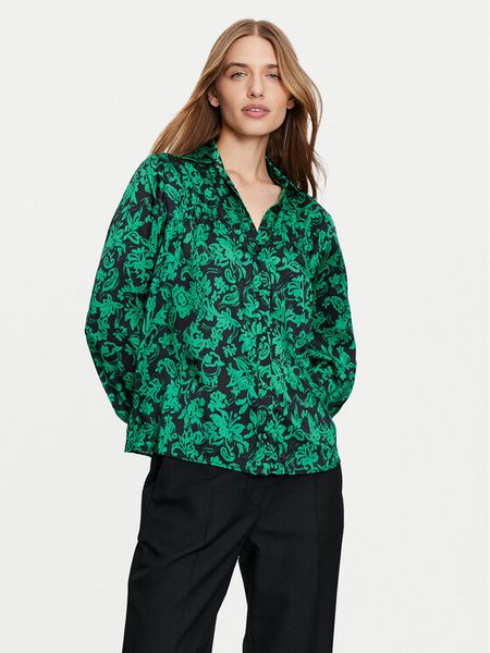 Liu Jo Koszula WF4523 TS097 Zielony Regular Fit. Zielone koszule damskie Liu Jo, bez wzorów, z syntetyku, bez kołnierzyka, bez ramiączek. Za 339.99 zł.