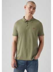 Levi's Koszulka polo w kolorze oliwkowym rozmiar: L. Zielone koszulki polo męskie Levi's, l, bez wzorów, z bawełny, bez ramiączek. Za 108.74 zł.