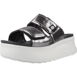 Sandały HEY DUDE DELRAY SLIDE CLASSIC Srebrny. Szare sandały damskie PRO BRANDS, bez wzorów, z syntetyku, bez obcasa. Za 264.99 zł.