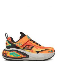 Skechers Sneakersy Mega-Craft 4K- 402160L/ORBK Pomarańczowy. Brązowe buty sportowe chłopięce Skechers, bez wzorów, z materiału, bez zapięcia. Za 189.99 zł.