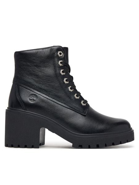 Timberland Trapery TB0A5S49W021 Czarny. Czarne trapery damskie Timberland, ze skóry, bez obcasa. Za 779.99 zł.