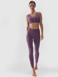 4F Legginsy do jogi z wysokim stanem damskie - fioletowe XL. Fioletowe legginsy damskie 4f, s, bez wzorów, z dzianiny. W wyprzedaży za 79.99 zł.