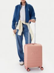 Reebok Walizka średnia CEO-RBK-WAL-011-S Różowy. Czerwone walizki Reebok, bez wzorów, z tworzywa sztucznego, średnie. Za 259.99 zł.