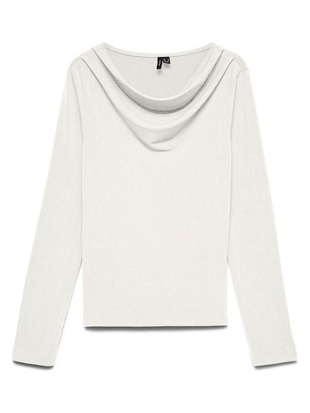 Vero Moda Bluzka w kolorze białym rozmiar: XS. Białe bluzki damskie Vero Moda, xs, bez wzorów, bez kołnierzyka, bez ramiączek. Za 99.95 zł.