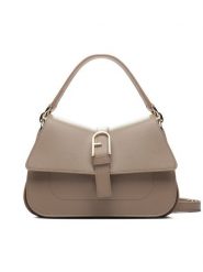 Furla Torebka Flow WB01032-BX2045-1257S-1007 Beżowy. Brązowe torebki klasyczne damskie Furla, bez wzorów, ze skóry, bez dodatków. Za 1,489.00 zł.