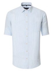CASAMODA Koszula - Casual fit - w kolorze błękitnym rozmiar: XXL. Niebieskie koszule męskie CASAMODA, xxl, bez wzorów, z bawełny, bez kołnierzyka, bez ramiączek. Za 96.37 zł.