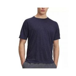 T-Shirt Męski Sportowy Under Armour Tech Textured. Czarne t-shirty męskie Under Armour, l, bez wzorów, z materiału, bez kołnierzyka. Za 144.75 zł.