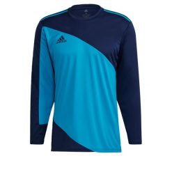 Koszulka bramkarska adidas Squadra 21 męska. Niebieskie t-shirty sportowe męskie Adidas, m, z materiału, bez ramiączek, do piłki nożnej. Za 109.99 zł.