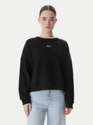 BOSS Bluza C_Ever 50554711 Czarny Oversize. Czarne bluzy bez kaptura damskie Boss, l, z bawełny. Za 549.99 zł.