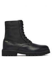 HUGO Trapery Draven 50573034 Czarny. Czarne buty zimowe męskie Hugo, ze skóry, bez zapięcia. Za 949.99 zł.