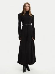 NORMA KAMALI Sukienka wieczorowa KK3243PLF87001 Czarny Slim Fit. Czarne sukienki damskie NORMA KAMALI, l, bez wzorów, z syntetyku, wizytowe, bez kołnierzyka, bez ramiączek. Za 1,109.00 zł.