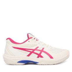 Buty do tenisa Asics. Szare buty sportowe na co dzień damskie Asics, bez wzorów, tenisowe. Za 339.99 zł.