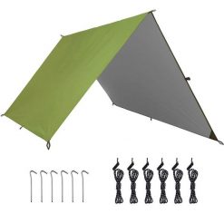 Tarp Wodoodporna plandeka 3x3 metry z torbą prezentową. Szare torebki klasyczne damskie TIMELESS TOOLS, bez wzorów, bez dodatków. Za 129.99 zł.