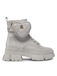 Steve Madden Trapery Tanker-H Bootie SM19000035 SM19000035-287 Écru. Trapery damskie Steve Madden, z materiału, bez obcasa. Za 749.99 zł.