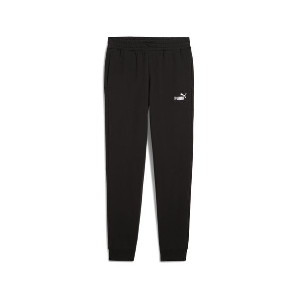 Męskie spodnie dresowe o wąskim kroju Essentials z logo No. 1 PUMA Black. Białe spodnie sportowe męskie Puma, z bawełny. Za 220.20 zł.