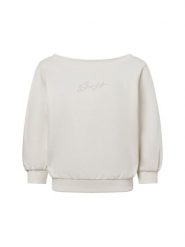 BOSS Orange Bluza - Emay Kobiety Bawełna biały, S. Białe bluzy bez kaptura damskie Boss Orange, s, z bawełny. Za 479.95 zł.