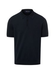 Fred Perry Męska koszulka polo z dzianiny Mężczyźni czarny wypukły wzór tkaniny, M. Czarne koszulki polo męskie Fred Perry, m, bez wzorów, z bawełny, bez ramiączek. Za 799.95 zł.