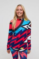 Koszulka termoaktywna damska Fresh Prince. Niebieskie bielizna termoaktywna damska OOSC, l, bez wzorów, z materiału. Za 269.99 zł.