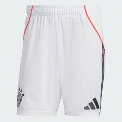 Szorty FC Bayern 25/26 Away. Białe szorty męskie Adidas, bez wzorów, sportowe. Za 199.00 zł.