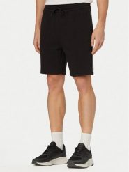 BOSS Szorty sportowe Join Headlo 50561776 Czarny Regular Fit. Czarne szorty męskie Boss, bez wzorów, z syntetyku, sportowe. Za 599.99 zł.