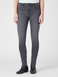 Wrangler Dżinsy "Ashes" - Skinny fit - w kolorze szarym rozmiar: W29/L30. Szare jeansy damskie Wrangler, z podwyższonym stanem. Za 170.47 zł.