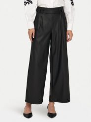 JDY Spodnie z imitacji skóry Soya 15328975 Czarny Regular Fit. Czarne spodnie materiałowe damskie JDY, bez wzorów, ze skóry. Za 189.99 zł.