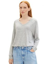 Tom Tailor Sweter w kolorze szarym rozmiar: XL. Szare swetry klasyczne damskie Tom Tailor, xl, bez kołnierzyka. Za 65.85 zł.
