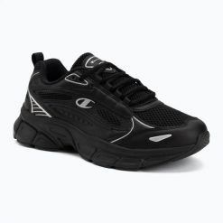 Buty Champion RT2500 Low Cut. Czarne buty sportowe na co dzień damskie CHAMPION, z materiału, bez zapięcia, do biegania. Za 319.99 zł.