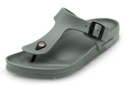 Klapki basenowe japonki Aqua Speed Monaco. Szare klapki i japonki męskie Aqua-Speed, z materiału. Za 59.99 zł.