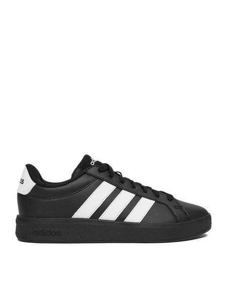 Adidas Sneakersy CEO-GRAND COURT 3.0 J KJ4367 Czarny. Czarne trampki i tenisówki chłopięce Adidas, bez wzorów, z materiału, bez zapięcia. Za 179.99 zł.