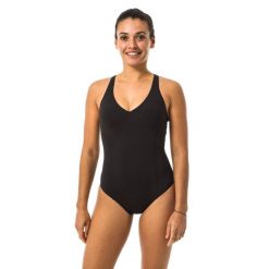 Strój jednoczęściowy pływacki damski Nabaiji Pearl. Niebieskie stroje jednoczęściowe damskie NABAIJI, xs, bez wzorów. Za 129.99 zł.