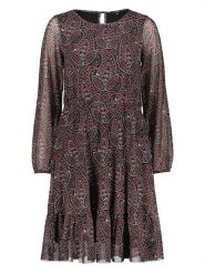 More & More Sukienka w kolorze czarno-fioletowym rozmiar: 36. Czarne sukienki damskie MORE & MORE, bez wzorów, bez kołnierzyka, bez ramiączek, midi. Za 152.26 zł.