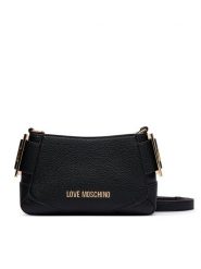 LOVE MOSCHINO Torebka JC4096PP1PLT1000 Czarny. Czarne listonoszki damskie Love Moschino, bez wzorów, ze skóry, bez dodatków. Za 827.99 zł.
