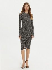 NORMA KAMALI Sukienka codzienna KK3243PLD25657 Szary Slim Fit. Szare sukienki damskie NORMA KAMALI, na co dzień, s, bez wzorów, z syntetyku, bez kołnierzyka, bez ramiączek, proste. Za 1,129.00 zł.