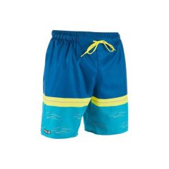 Spodenki surfing standardowe BS 100S Seasurf męskie. Niebieskie szorty męskie OLAIAN, bez wzorów, z materiału, klasyczne. W wyprzedaży za 29.99 zł.