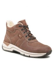 Go Soft Trzewiki WB-AMANDA-AW22-14 Brązowy. Brązowe botki damskie GO SOFT, z nubiku, bez obcasa, na płaskiej podeszwie, bez zapięcia. Za 269.99 zł.