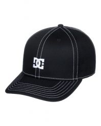 Czapka DC Shoes Dc Cap Star Hdw. Czarne czapki męskie DC Shoes, bez wzorów, z bawełny, retro. Za 129.99 zł.
