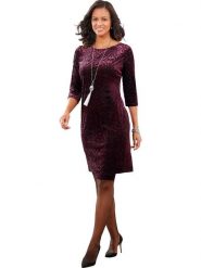 WITT WEIDEN Sukienka w kolorze bordowo-czarnym rozmiar: 46. Czerwone sukienki damskie WITT WEIDEN, bez wzorów, retro, bez kołnierzyka, bez ramiączek, midi. Za 74.81 zł.