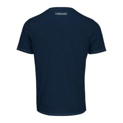 T-Shirt męski CLUB CARL. Niebieskie t-shirty męskie HEAD, m, bez wzorów, z bawełny, bez kołnierzyka. W wyprzedaży za 101.50 zł.